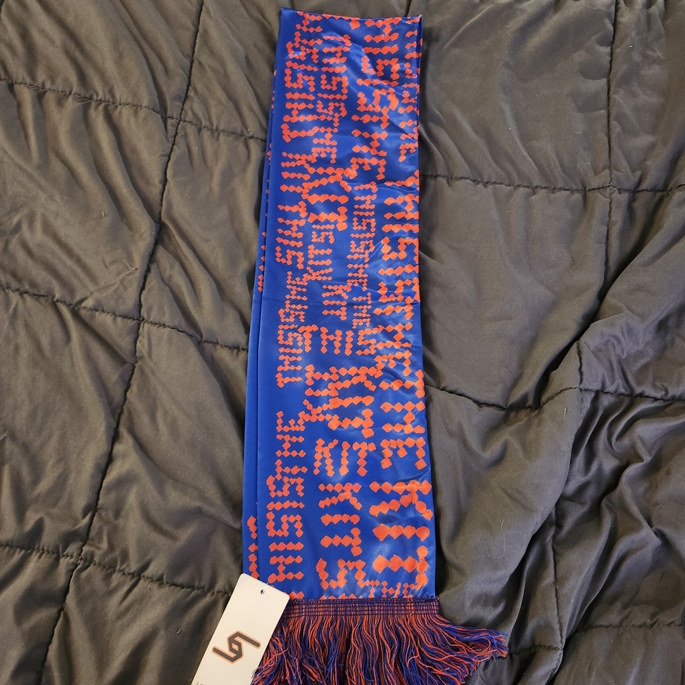 New "This is the kit" 100% Recycled Polyester Scarf